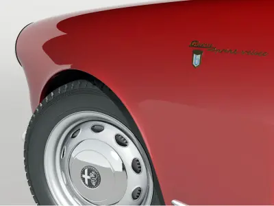 1958 Alfa Romeo Giulietta Sprint Veloce 3D model