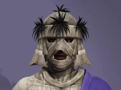 Samurai JUMP FORCE Shishio Makoto Realistic Next-Gen UE Engine 3D model