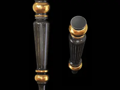 Classic leg 009 3D model