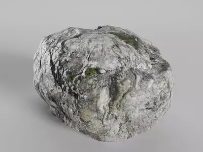 Mossy Stone Free 3D model