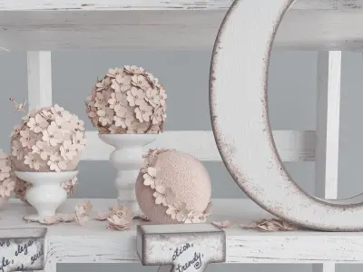 Wedding decor 3D model