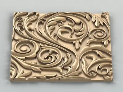 Wall Panel 003 3D model
