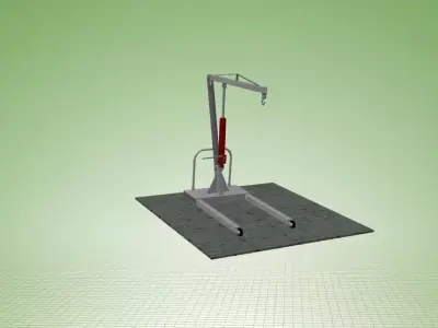 Engine Lift-1 Free 3D model