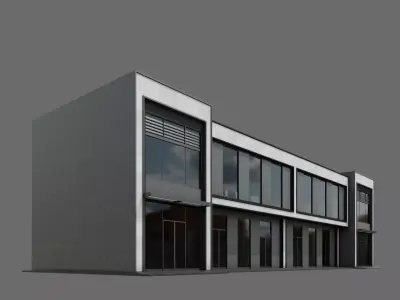 Mini Office ID016 Free 3D model