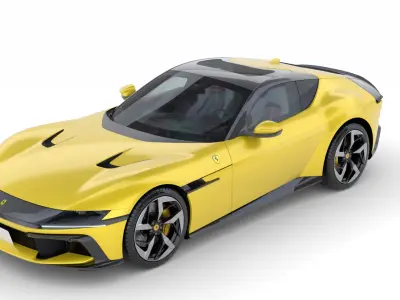 Ferrari 12 Cilindri 2024  3D model