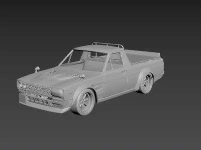 Nissan Sanny Hakotora Body For Print 3D print model