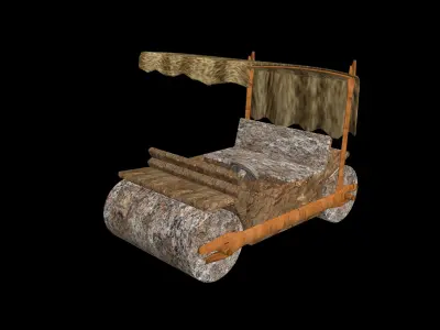 Flintstones Car 3D model