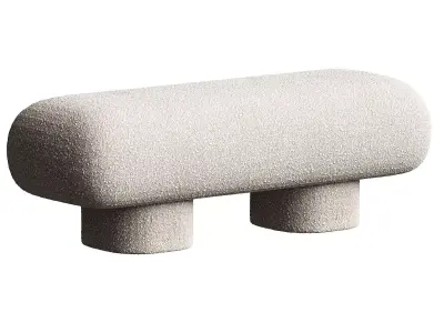 Big Foot Bench 3D model