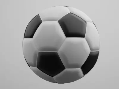 Soccer ball model 3D print model