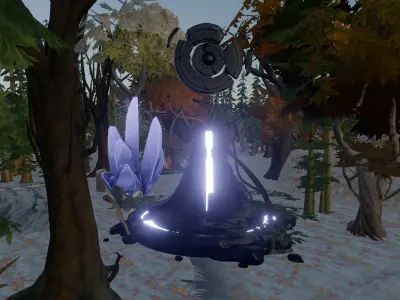 3D model of Dota2 game map Low-poly 3D model