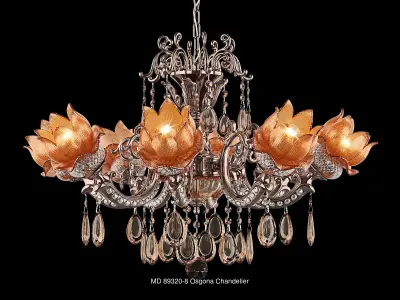 89320 Osgona Collection of Murano Glass Lamps 3D Model Pack