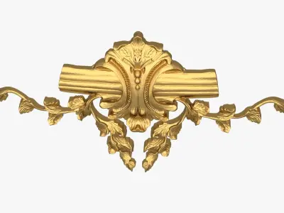 Classic decor ornament 242 3D model