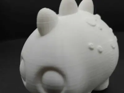 Dinosaur Stegosaurus Round 3D print model