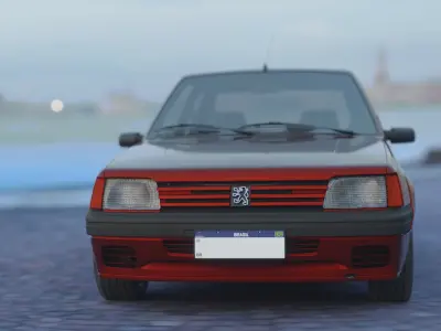 Peugeot 205 1997 3D model