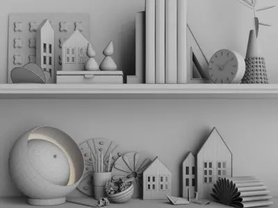 Decorative set A1 3D model