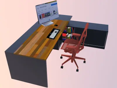 M D Table Design 3D print model