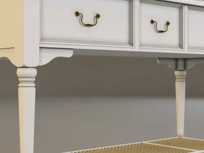 Laura Ashley console table 2 3D model