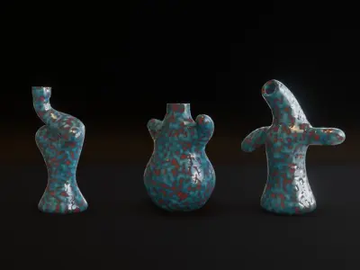 Decorative Sculptures Free 3D model