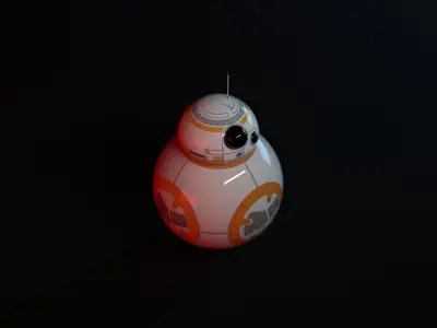 Bb8 Star Wars Low-poly 3D model