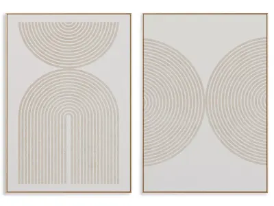 Abstract Painting Frame set 3D model 80