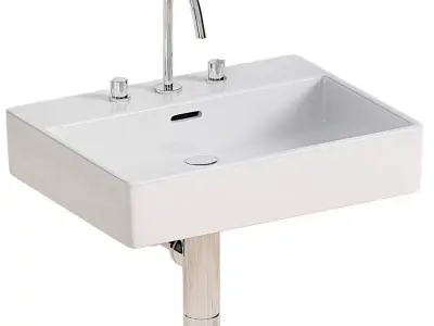 ceramic washbasin 3D model