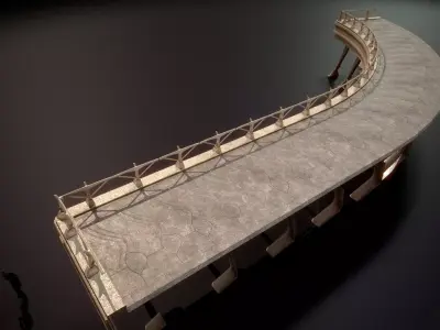 building 11 Low-poly 3D model