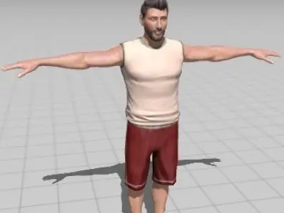 3D character -Johan  Free low-poly 3D model