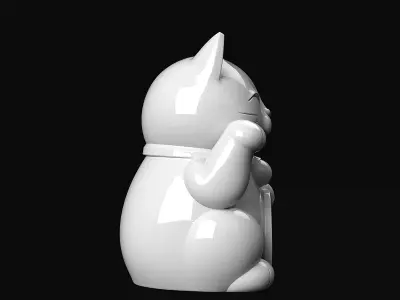 Maneki-neko 3D print model