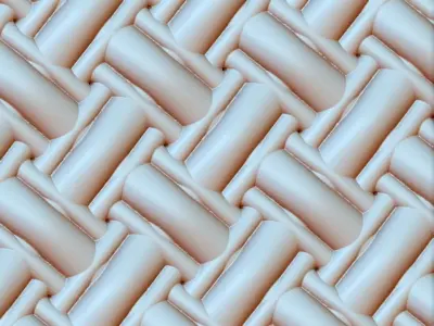 3D WALLPANEL celtic knot pattern 3D model