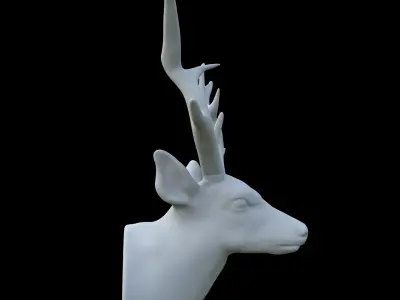 scarecrow deer head  3D model