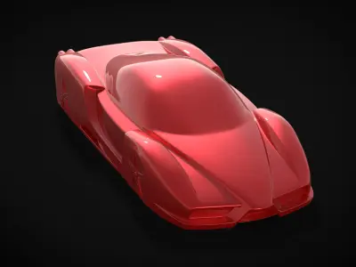 Ferrari Enzo Speedform Supercar Automotive Art  3D model