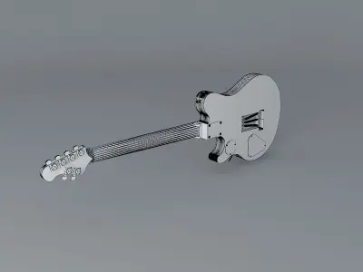 Ernie Ball MUSICMAN Eddie Van Halen Model guitar Free 3D model