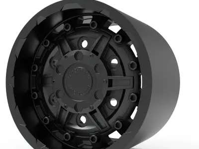 BLACK RHINO rear Destroyer 3D print model