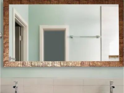 Mesrob Modern Contemporary Bathroom Vanity Mirror 3D model