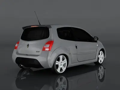 Renault Twingo Low-poly 3D model