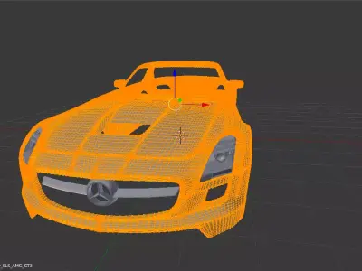 Mercedes-Benz SLS GT3 2011 3D model