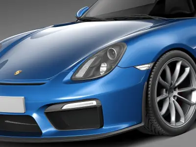 Porsche Cayman GT4 2016 3D model