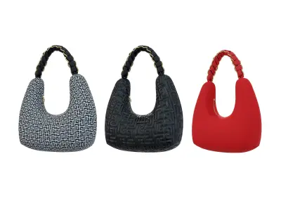 Balmain Pillow Bag 3D Model Pack