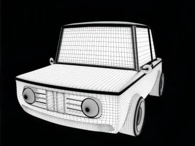 Stylized Car 3D model