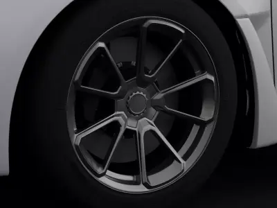 TSW Sonoma Aftermarket Wheel Low-poly 3D model