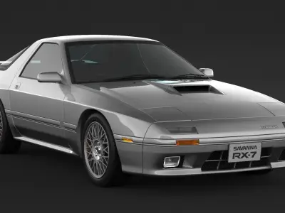 Mazda RX-7 FC3S S5 3D model