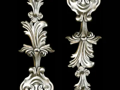 Classic carved 042 3D model