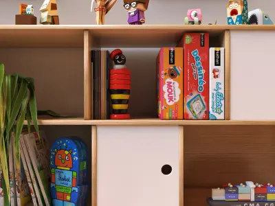 Vilac and Nathan and Papertoys Marshall Alexander 3D model