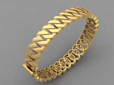 bracelets cartier-02 3D print model