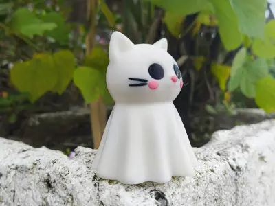 Halloween Special - Boo Cat 3D print model