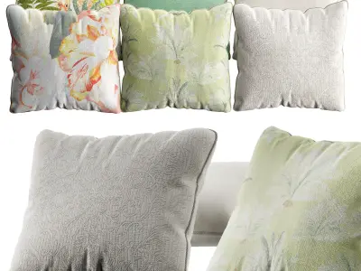 Zara Pillow Set 3 3D model