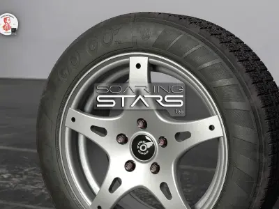 GOGO AllRoad Tire R16 Low-poly 3D model