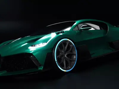 BUGATTI DIVO 2019 3D model