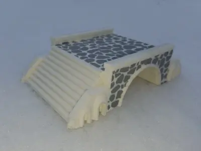 gefyra me symmetria omorfias aka Bridge with symmetry beautiful 3D model