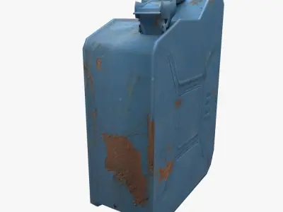 Canister - low poly gas can Low-poly 3D model